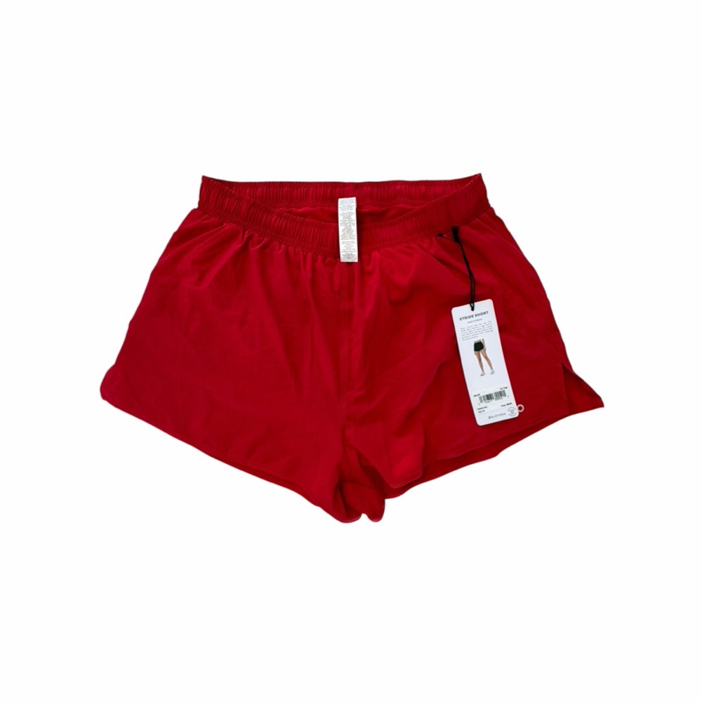 Alo Yoga Red Running Shorts NWT Athletic Gym Shorts
